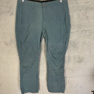 S Kuhl  Pants‎ Womens 10 Blue Hiking Outdoor Cotton Drawstring Straight Leg Roll